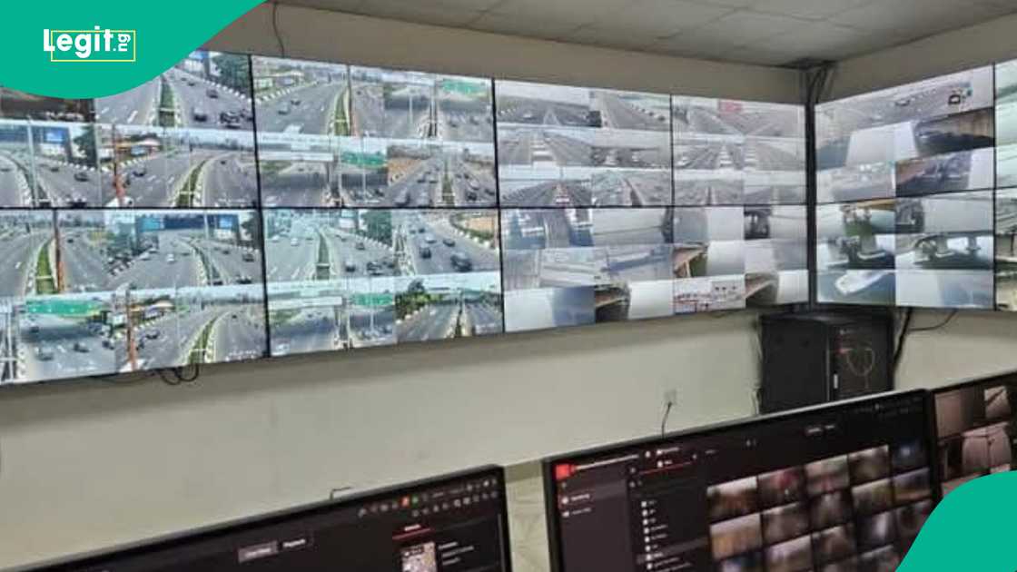Hotunan yadda CCTV ke aiki a gadar Legas