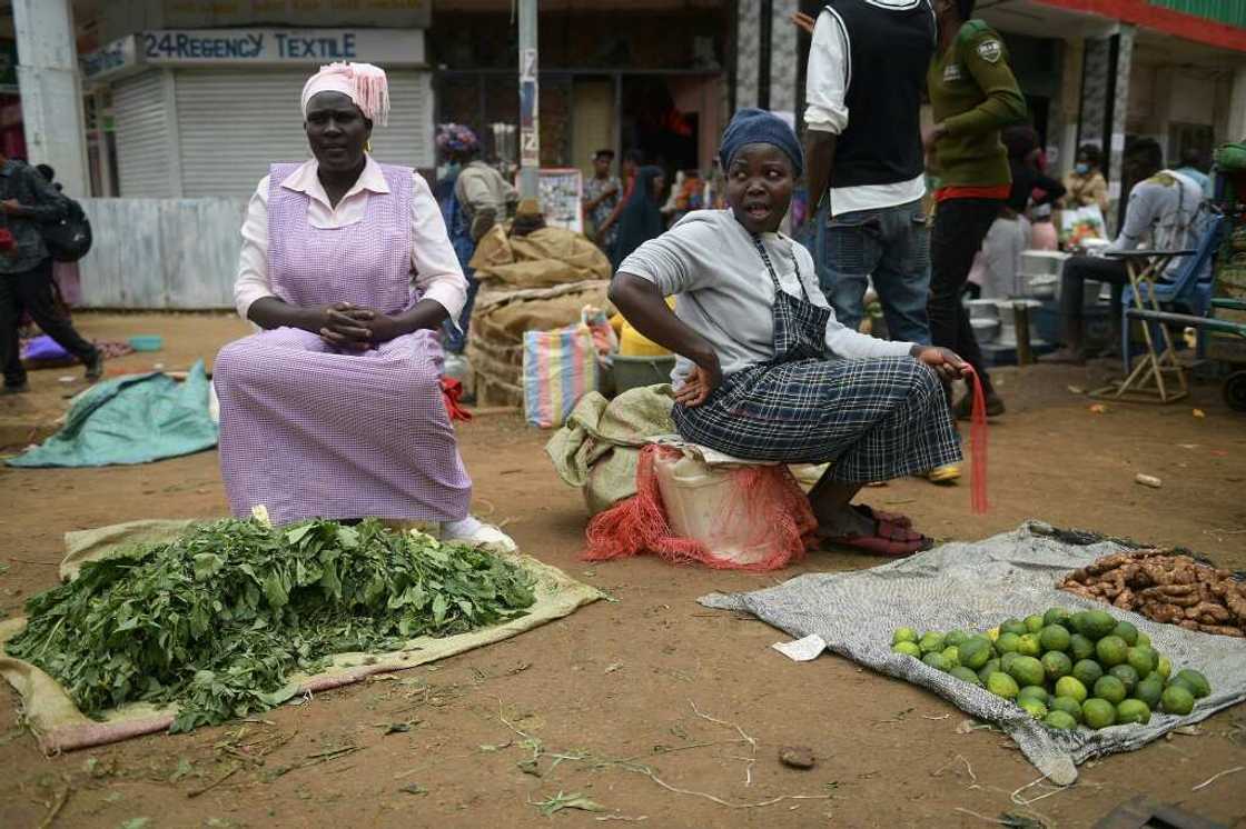 Julia Chepchirchir (left) says people are just not buying Julia Chepchirchir (left) says people are just not buying