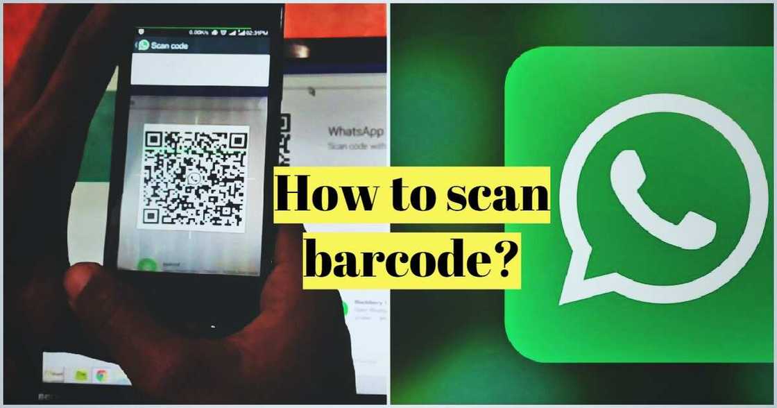 How to scan WhatsApp barcode on the phone How to scan WhatsApp barcode on the phone