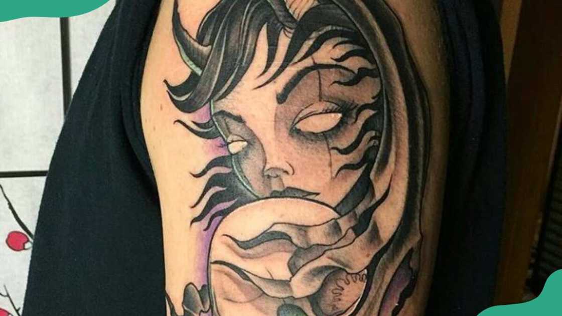 Skull succubus tattoo Skull succubus tattoo