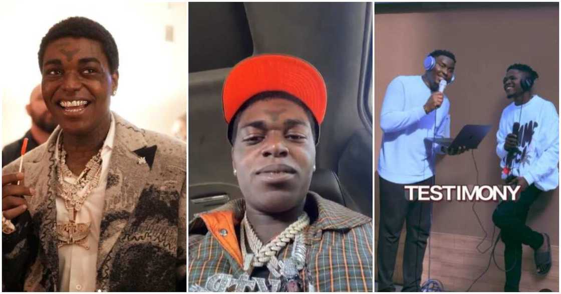 Photos of Kodak Black, Ehis and Victor Thompson