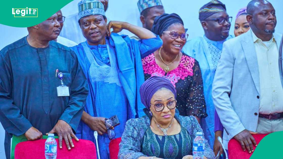 Florence Ajimobi's screening as ambassador in December 2025 at the National Assembly, Abuja. Florence Ajimobi's screening as ambassador in December 2025 at the National Assembly, Abuja.