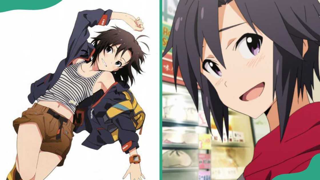 Kikuchi Makoto from The iDOLM@STER anime Kikuchi Makoto from The iDOLM@STER anime