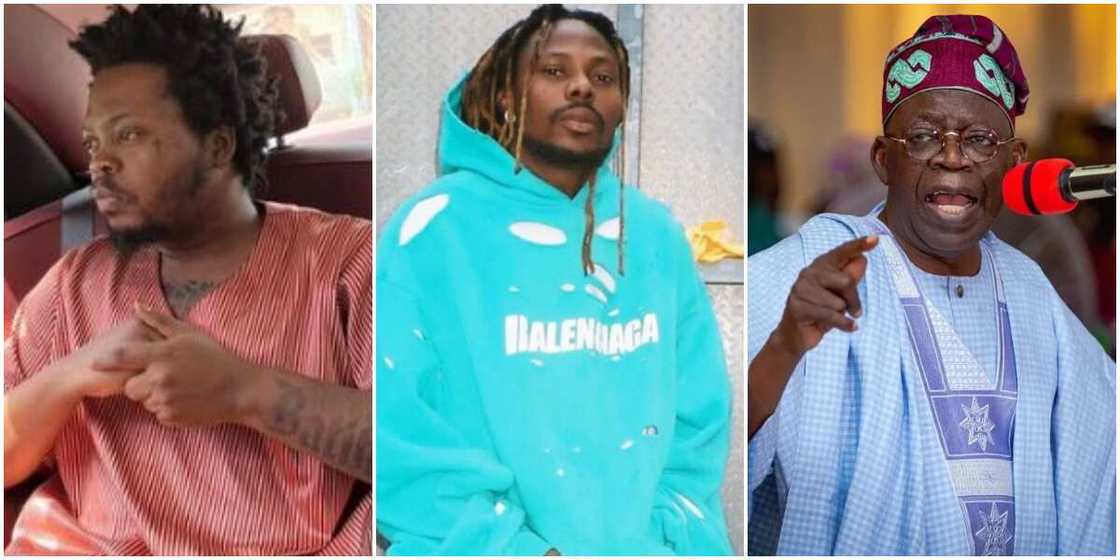 Olamide Badoo, Asake, Bola Ahmed Tinubu Olamide Badoo, Asake, Bola Ahmed Tinubu