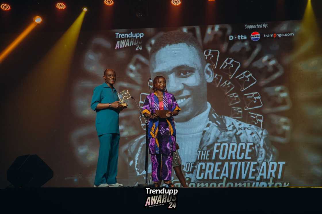 Yinka Adebayo, Olusola Bodunde-Sanusi, The Force of Creative Art award, Victor Edem, Legit.ng, Trendupp Awards