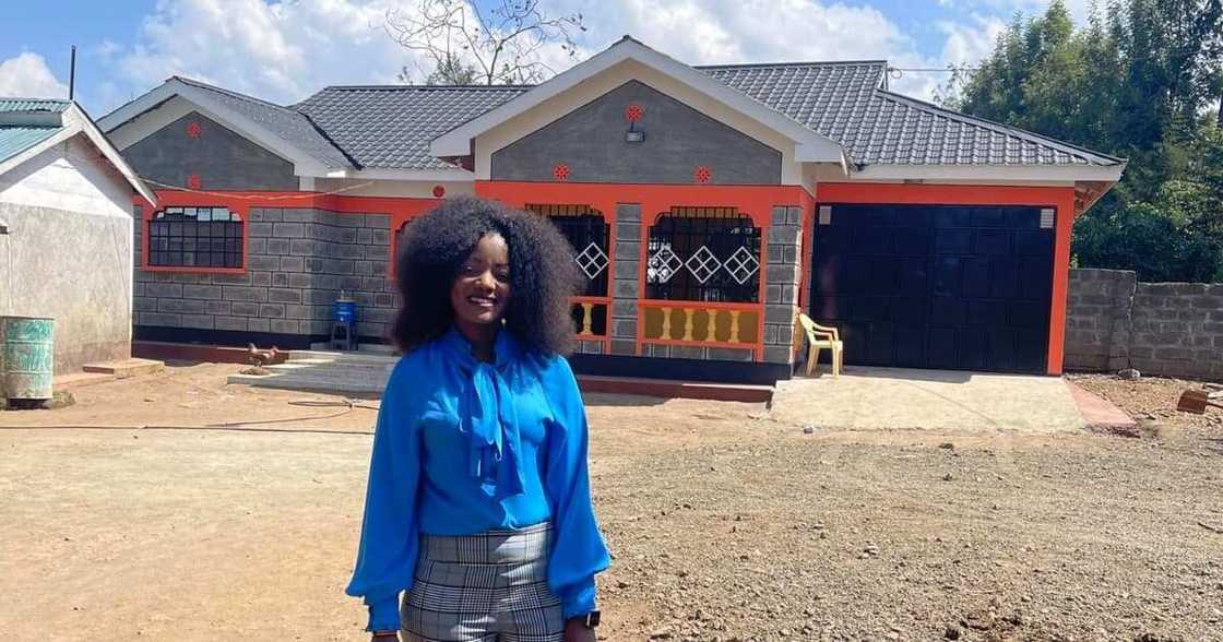 Dream come true as woman builds 3-bedroom house for mum who lived in mud hut Dream come true as woman builds 3-bedroom house for mum who lived in mud hut