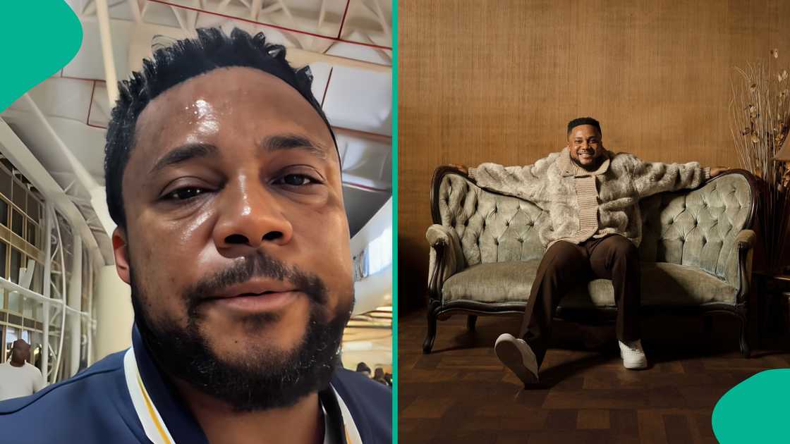 Tim Godfrey laments as he loses bags of clothes at airport.