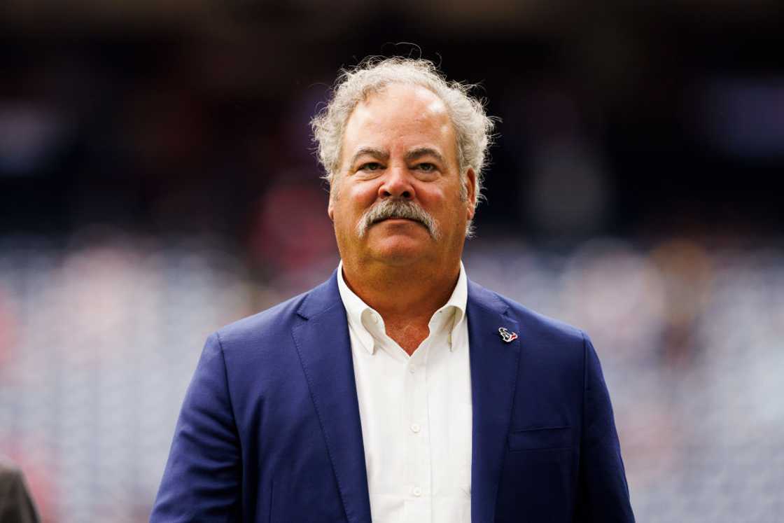 Cal McNair of the Houston Texans walks off the field