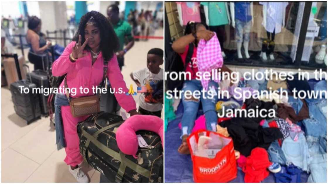 Lady got American visa/Lad's life changed. Lady got American visa/Lad's life changed.