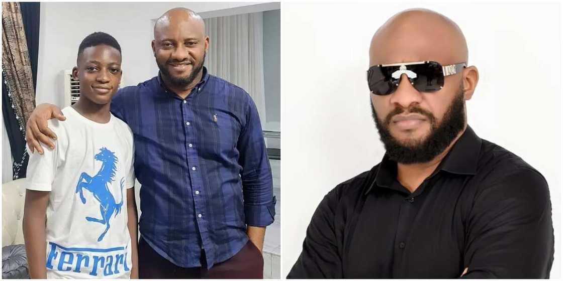 Yul Edochie with late son Kambili, Yul Edochie thanks Nigerians for condolences Yul Edochie with late son Kambili, Yul Edochie thanks Nigerians for condolences