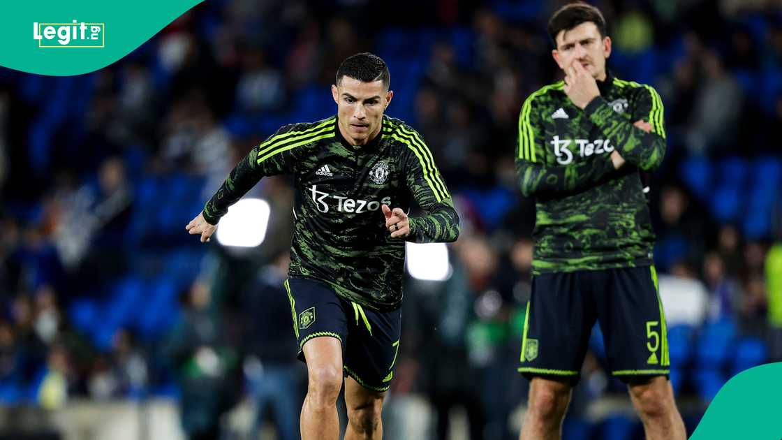 Cristiano Ronado, CR7, Harry Maguire, Manchester United, Old Trafford Cristiano Ronado, CR7, Harry Maguire, Manchester United, Old Trafford