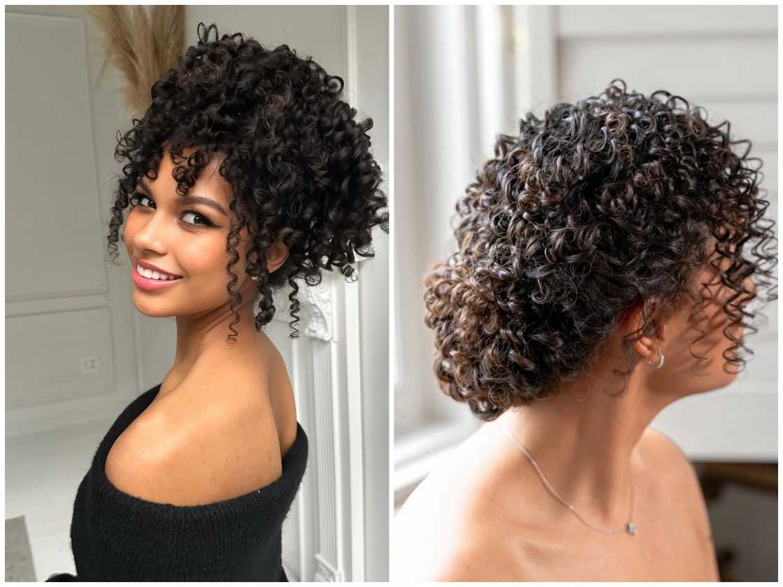 Curly updo Curly updo
