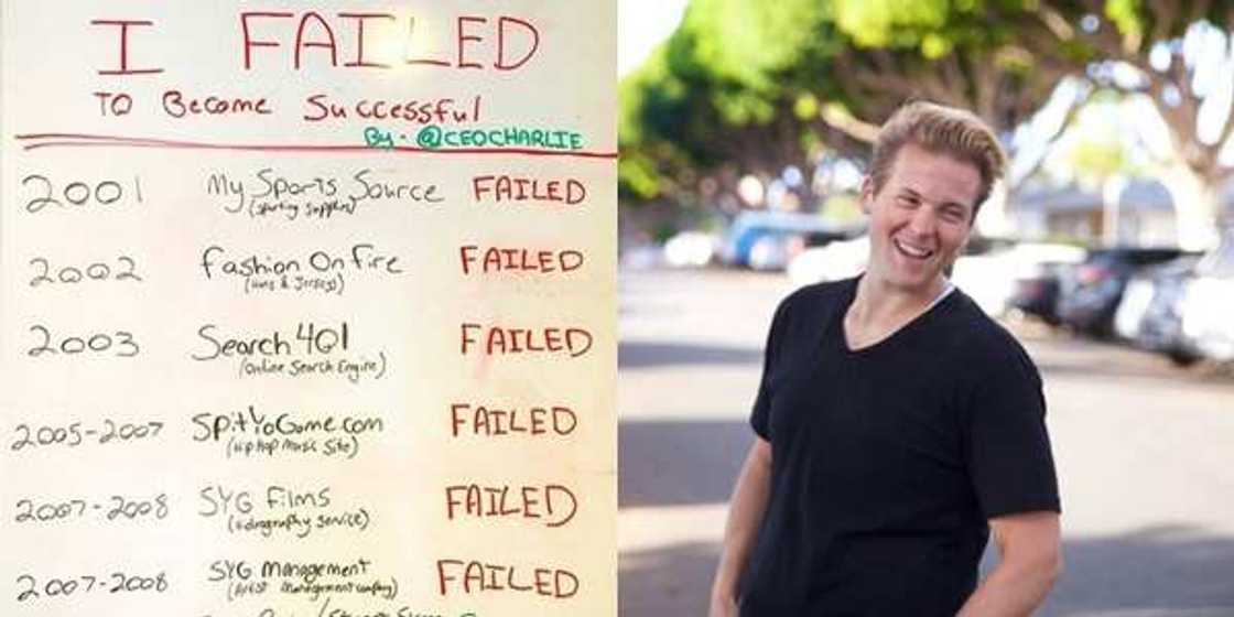 Grammy Award Winner and Dream founder, Charlie Rocket Jabaley says he failed several times in life Grammy Award Winner and Dream founder, Charlie Rocket Jabaley says he failed several times in life