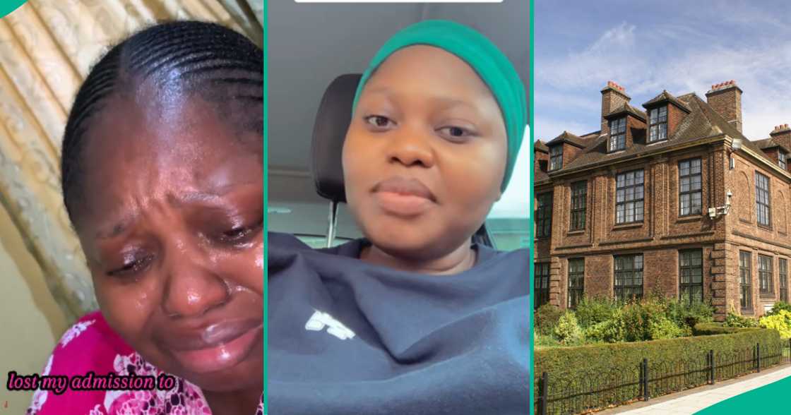 A Nigerian lady, Toyin, cries bitterly after losing her admission into the University of Hull in the UK just 3 days before resumption. A Nigerian lady, Toyin, cries bitterly after losing her admission into the University of Hull in the UK just 3 days before resumption.