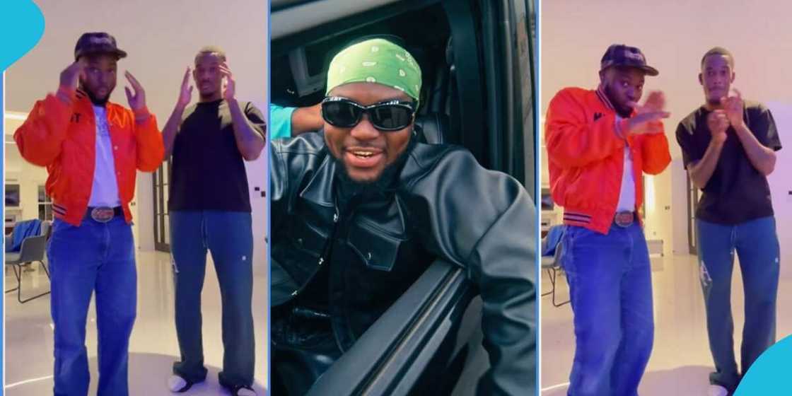 King Promise and Chelsea footballer Callum Hudson Odoi linked up in a lovely video and did King Promise's viral Paris dance challenge together King Promise and Chelsea footballer Callum Hudson Odoi linked up in a lovely video and did King Promise's viral Paris dance challenge together