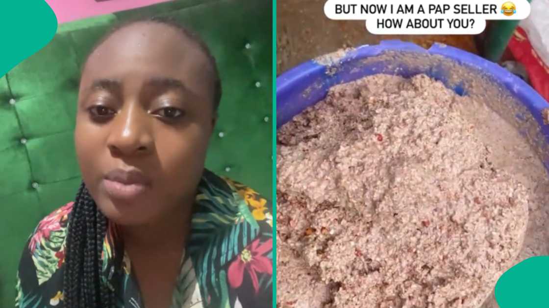 Reactions as OAU graduate becomes pap seller, shares what she studied in university Reactions as OAU graduate becomes pap seller, shares what she studied in university