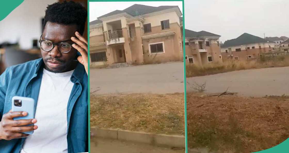 Video as man shows abandoned houses located in Abuja Video as man shows abandoned houses located in Abuja
