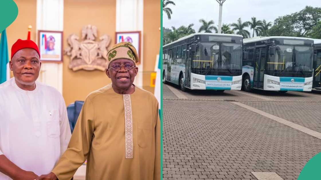 Tinubu commissions CNG buses to ease transportation Tinubu commissions CNG buses to ease transportation
