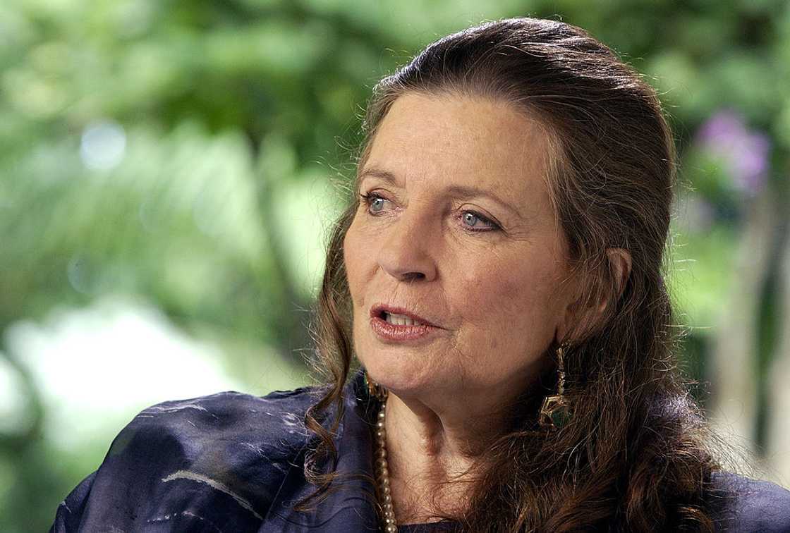 June Carter Cash on the set of CMT INSIDE FAME at their home in Jamaica. June Carter Cash on the set of CMT INSIDE FAME at their home in Jamaica.