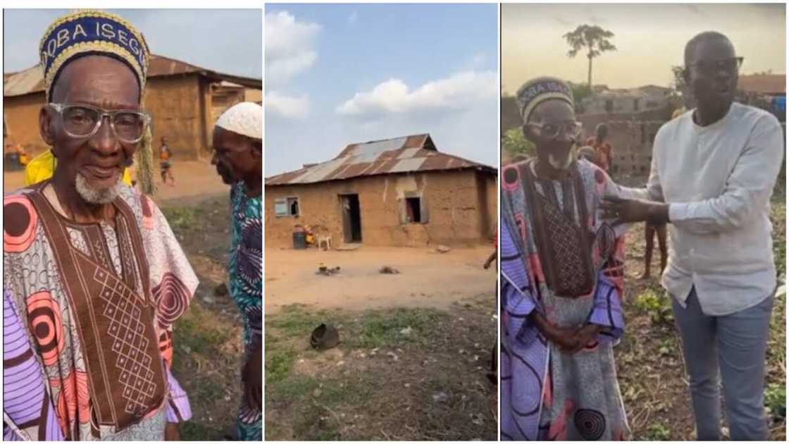 Orioyiomi said he will give the man N100k for his building project. Orioyiomi said he will give the man N100k for his building project.