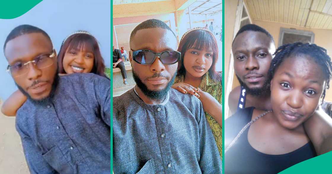 Reactions as old pictures and video of Salome Adaidu with her real boyfriend surface online