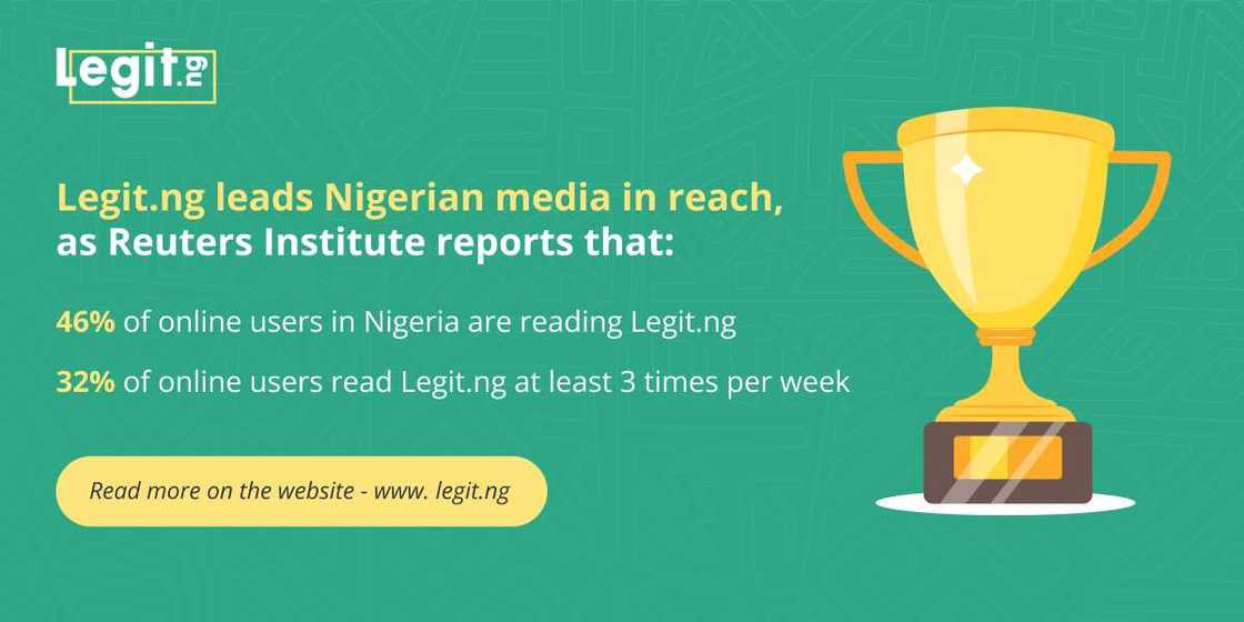 Reuters, Reuters Institute of Journalism, Weekly, Online, Reach, Report, Legit.ng Reuters, Reuters Institute of Journalism, Weekly, Online, Reach, Report, Legit.ng