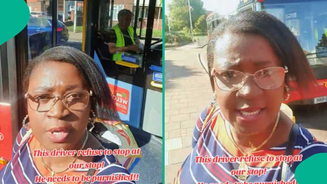 Black woman films London bus driver, accuses him of intentionally passing her bus stop Black woman films London bus driver, accuses him of intentionally passing her bus stop