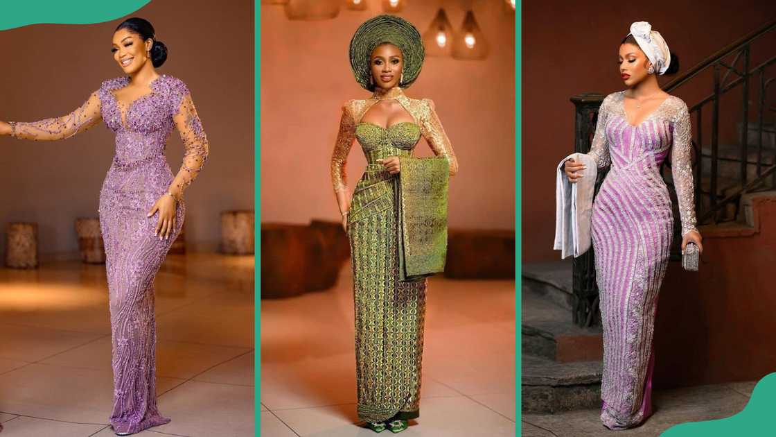 70 latest Nigerian lace styles and designs for fashionable ladies photos Legit.ng