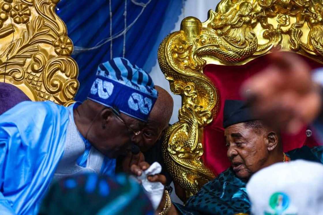Tinubu da Alaafin Hoto: pmnewsnigeria.com Tinubu da Alaafin Hoto: pmnewsnigeria.com