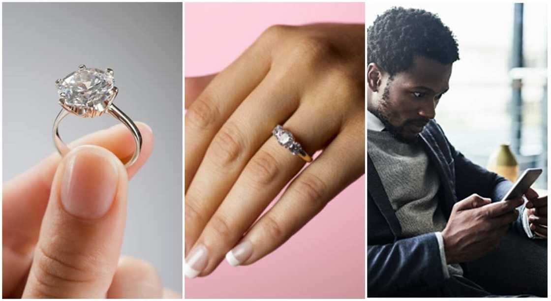 Man gives N2m worth of engagement ring to a lady but they never got married. Man gives N2m worth of engagement ring to a lady but they never got married.
