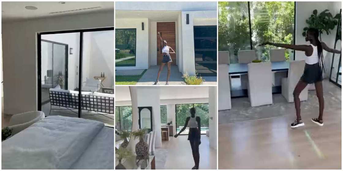 Reactions as 21-year-old model celebrates buying house in US, says it's her 5th house Reactions as 21-year-old model celebrates buying house in US, says it's her 5th house