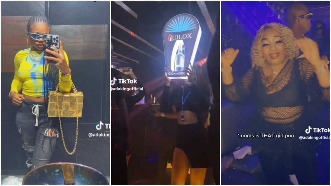 Cool parents goals/lady clubbed with her parents. Cool parents goals/lady clubbed with her parents.