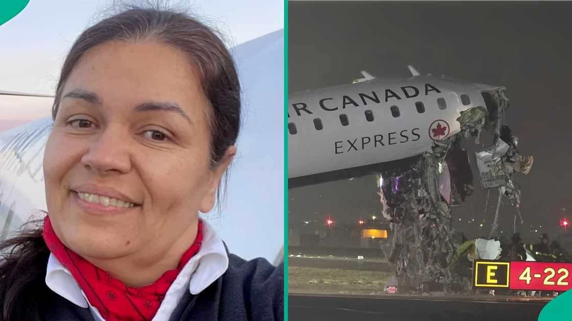 The family of the Air Canada flight attendant who miraculously survived plane crash shares update about her health