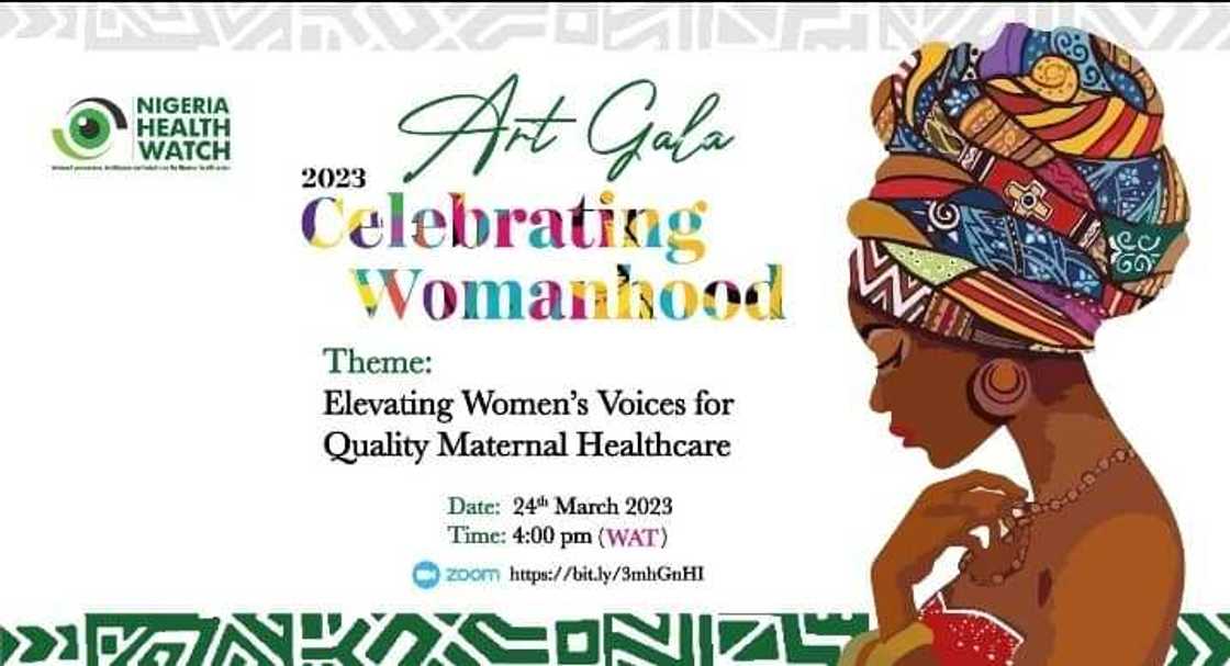 Nigeria Health Watch to Host Second Edition of Celebrating Womanhood Art Gala Nigeria Health Watch to Host Second Edition of Celebrating Womanhood Art Gala