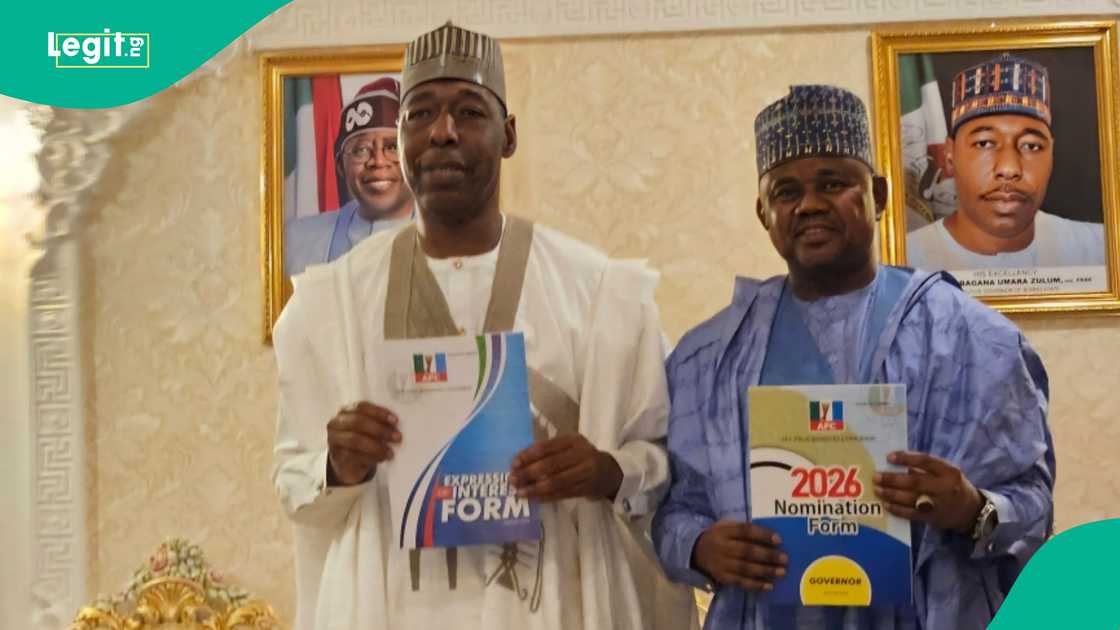 APC leader Zulum receives aspirants for Borno North Senatorial and House of Representatives seats.
