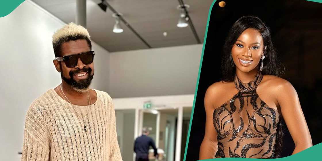 Old message between Basketmouth and Miz Vick surfaces Old message between Basketmouth and Miz Vick surfaces