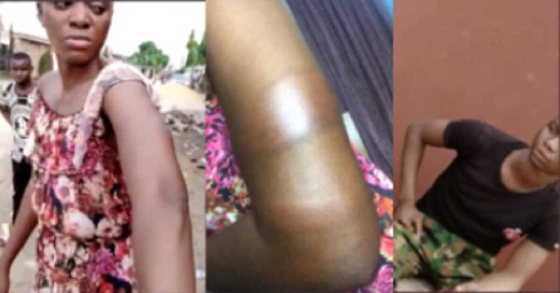 Bidiyon mugun dukan da sojoji suka yi wa budurwa a kan kin gaiashesu ya janyo cece-kuce Bidiyon mugun dukan da sojoji suka yi wa budurwa a kan kin gaiashesu ya janyo cece-kuce