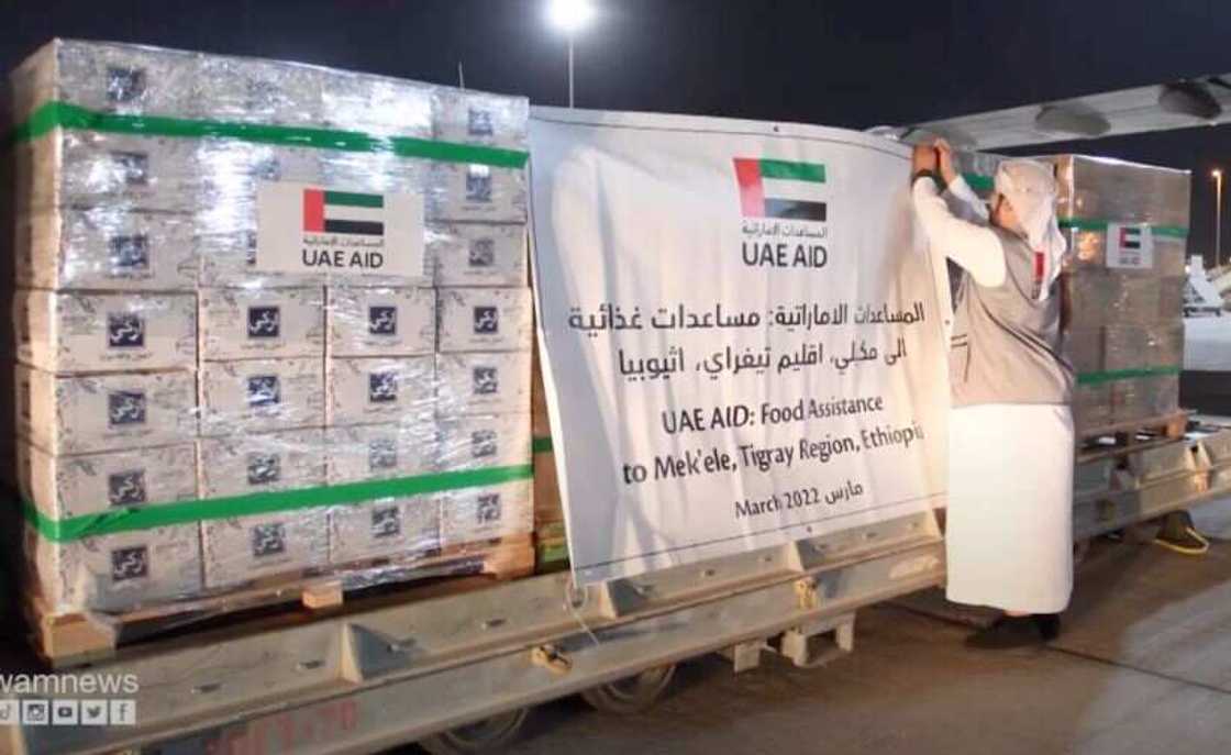 United Arab Emirates Sends Aircraft Loaded with 30 tons of Food to Mek’ele in the Tigray Region United Arab Emirates Sends Aircraft Loaded with 30 tons of Food to Mek’ele in the Tigray Region