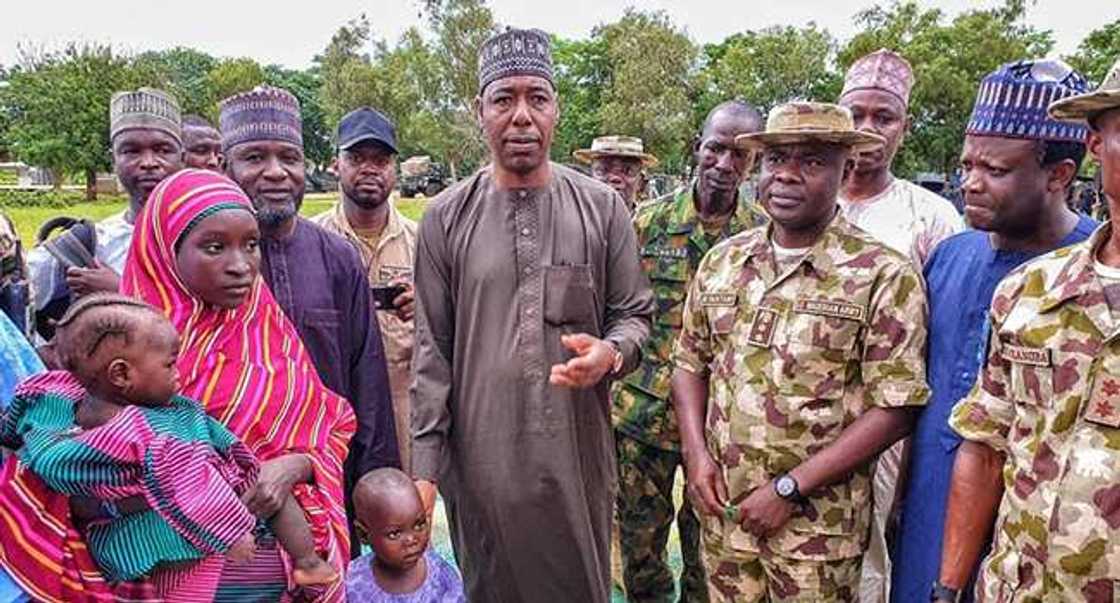 An sake ceto wata dalibar Chibok a jihar Borno, ta dawo da yara