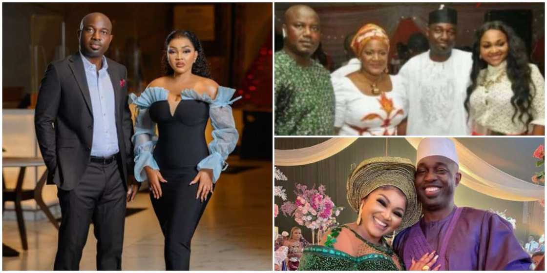 Mercy Aigbe, ex-hubby, new lover and his first wife spotted as Lanre Gentry digs up throwback photo Mercy Aigbe, ex-hubby, new lover and his first wife spotted as Lanre Gentry digs up throwback photo