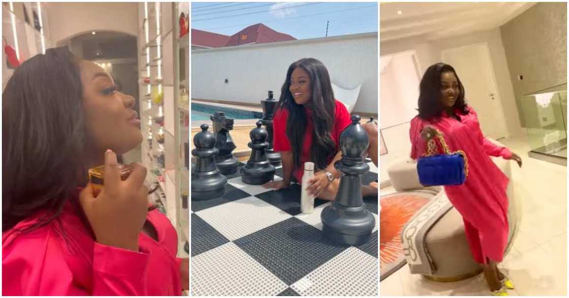 Jackie Appiah in her luxury mansion