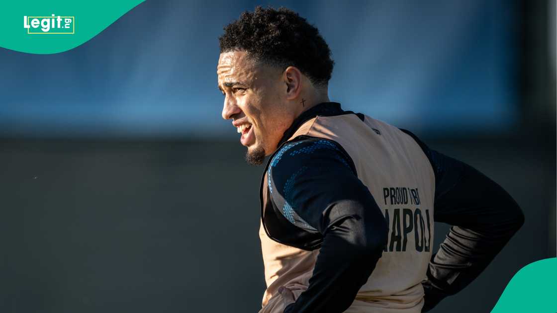 Noah Okafor, Napoli training centre, Castel Volturno, Caserta, Naples, Italy Serie A.