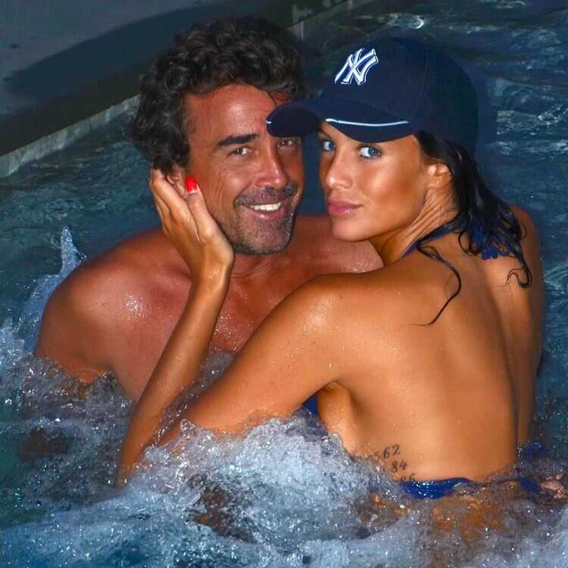 Jade Lagardère et son mari Jade Lagardère et son mari
