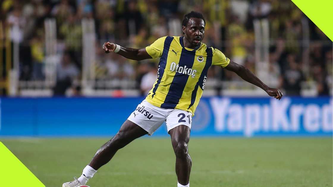 Bright Osayi-Samuel in action for Fenerbahce in the Champions League