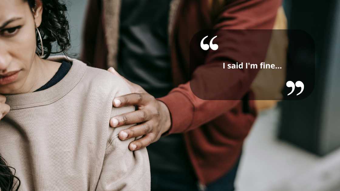 A detached woman A detached woman