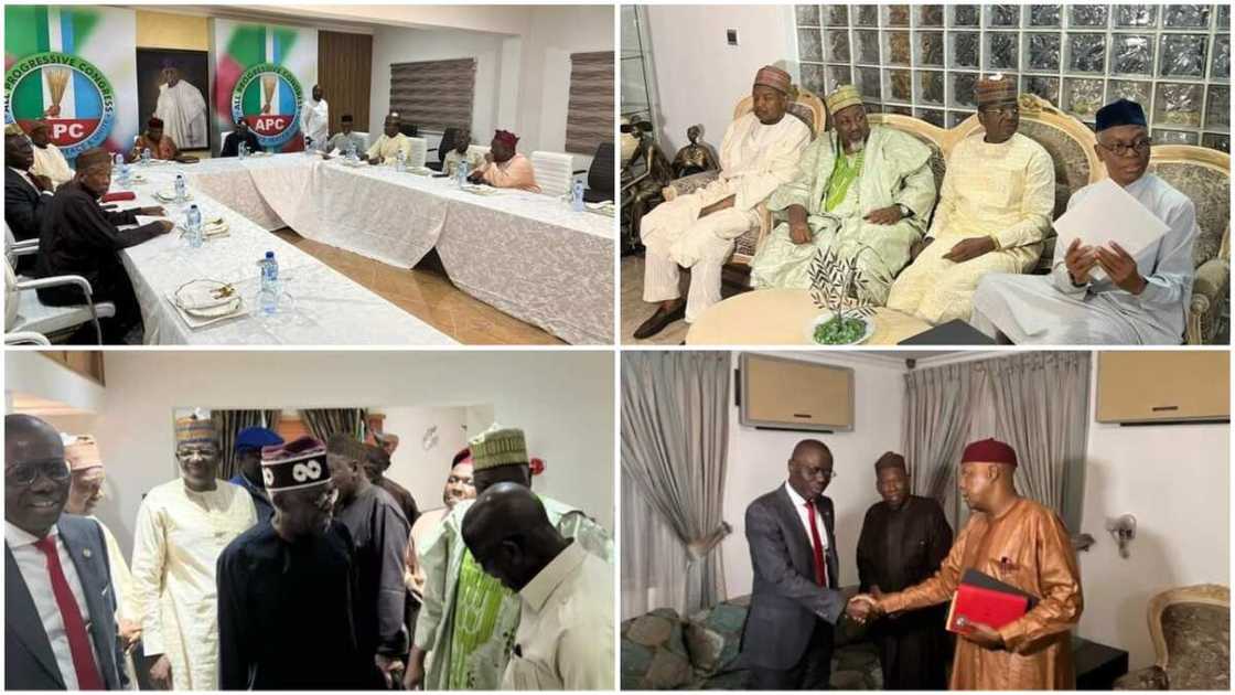 APC governors/Tinubu/Lagos Meeting/2023 Presidential Election