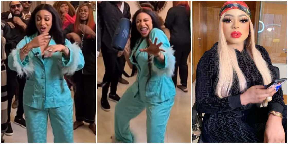 Tonto Dikeh dancing, Tonto Dikeh dancing, Bobrisky