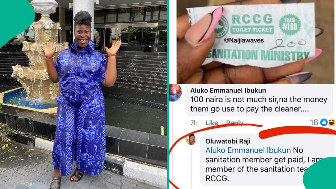 RCCG N100 toilet ticket fee: Member of sanitation department opens people's eyes RCCG N100 toilet ticket fee: Member of sanitation department opens people's eyes