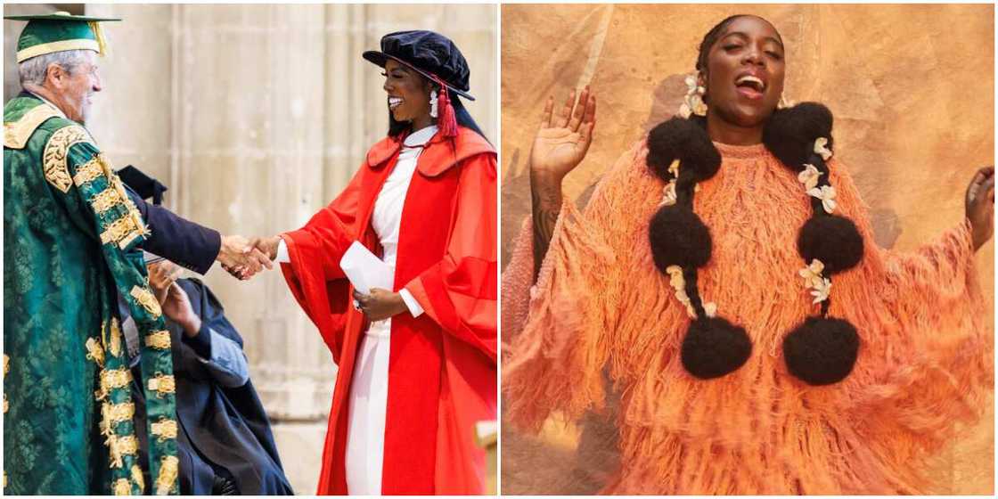 Tiwa Savage becomes doctor Tiwa Savage becomes doctor