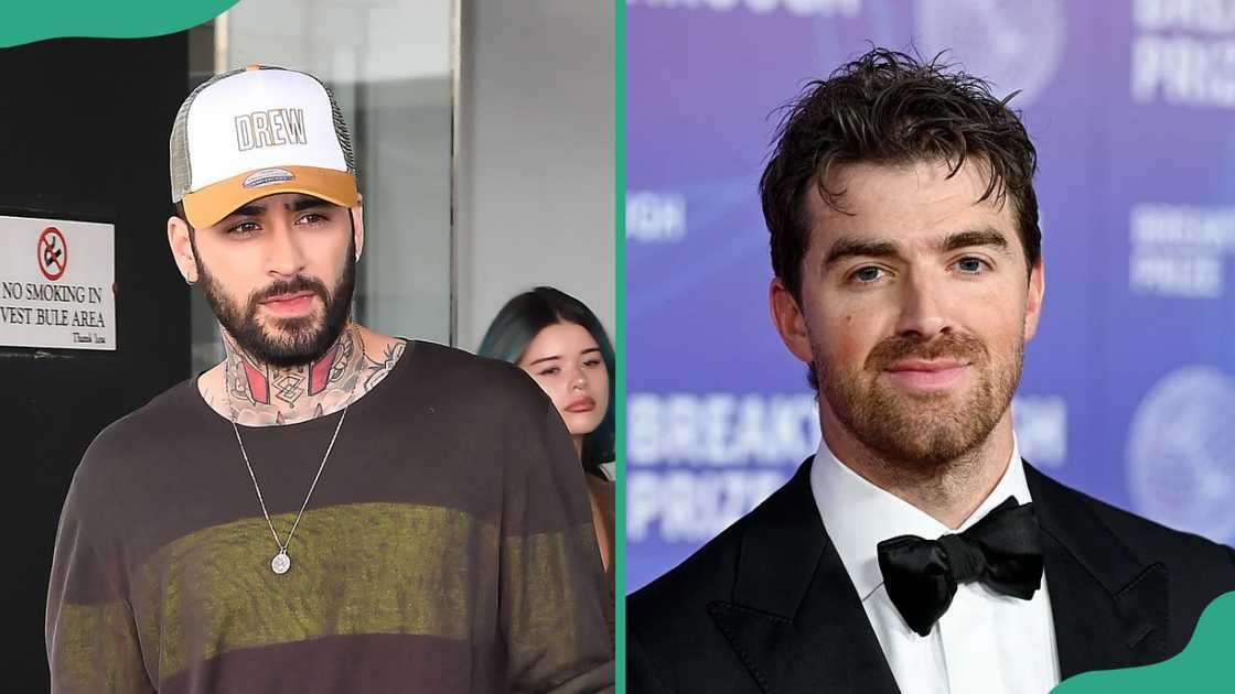 Zayn Malik at "The Drew Barrymore Show" and at Barker Hangar